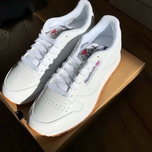 White Reebok Classic Sneakers